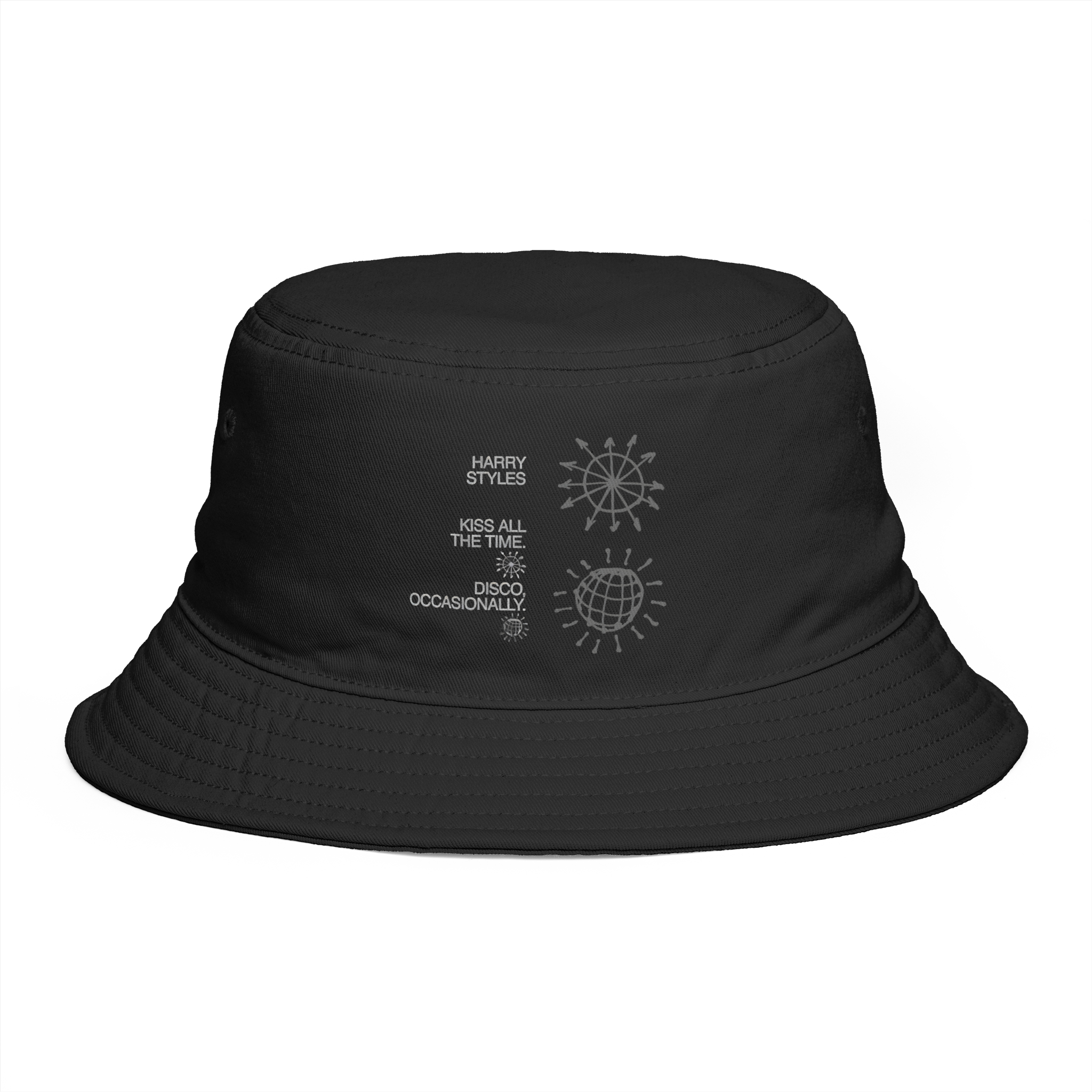 Harry Styles Kiss all the time, Disco occasionally 2026 Tour custom Bucket Hat