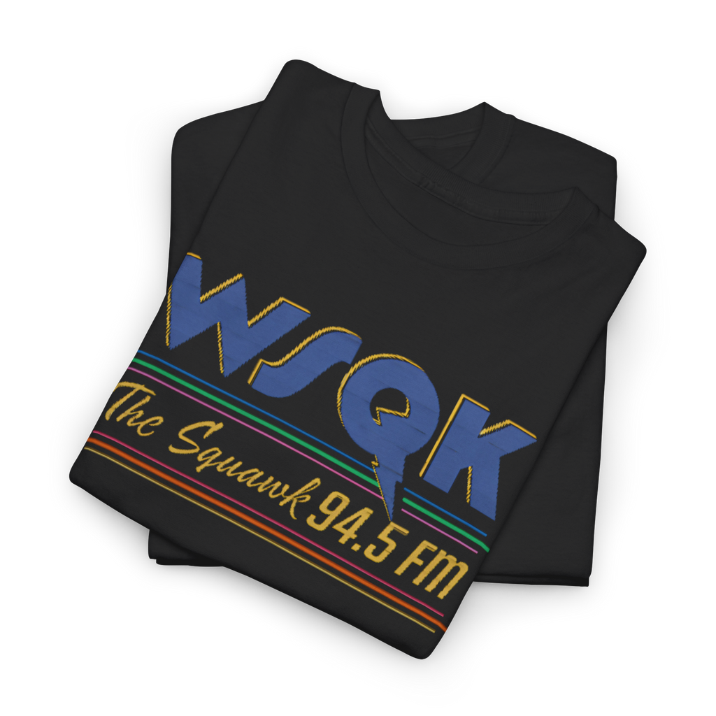 Stranger Things "WSQK The Squark 94.5 FM" custom design