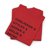 One Direction Band Line up