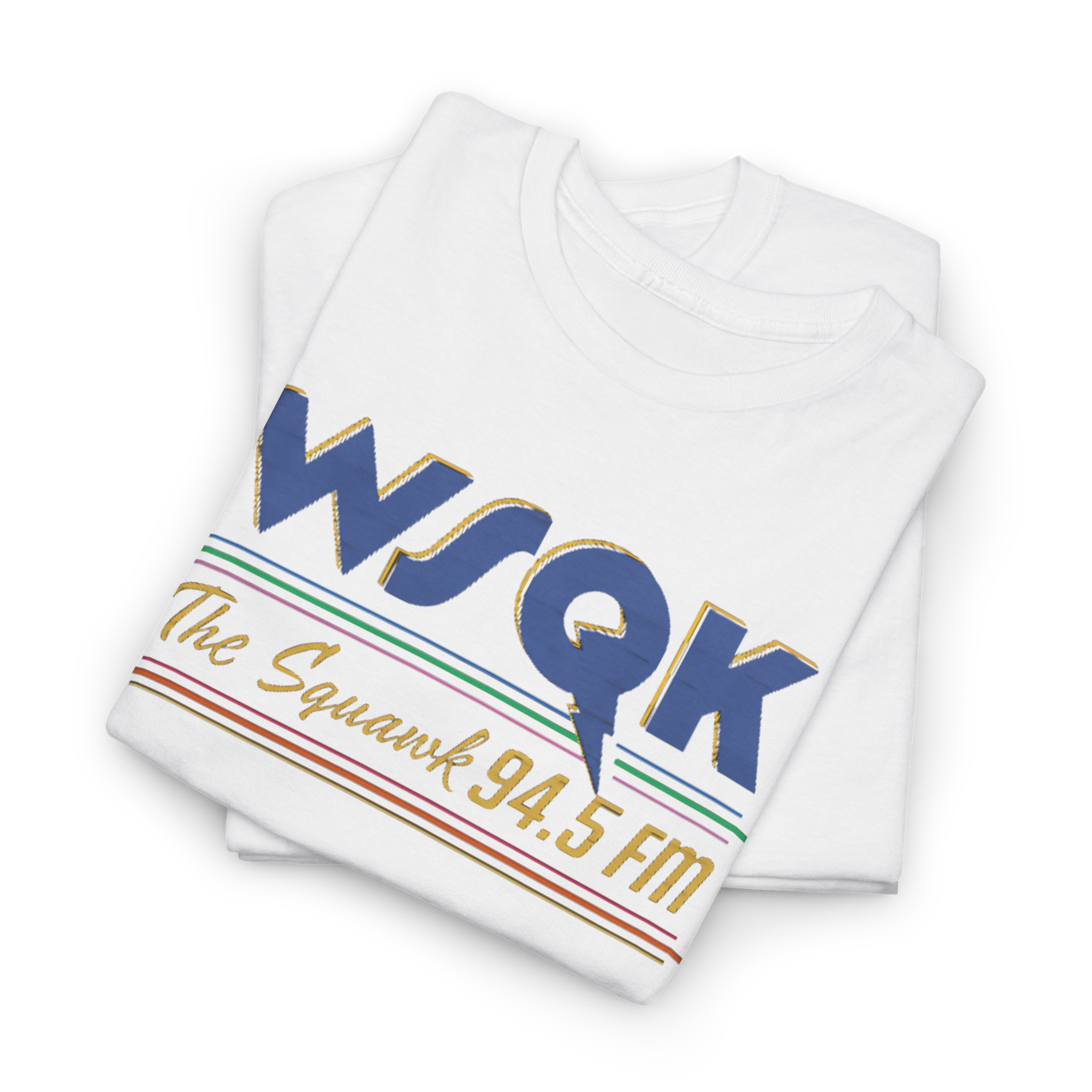 Stranger Things "WSQK The Squark 94.5 FM" custom design