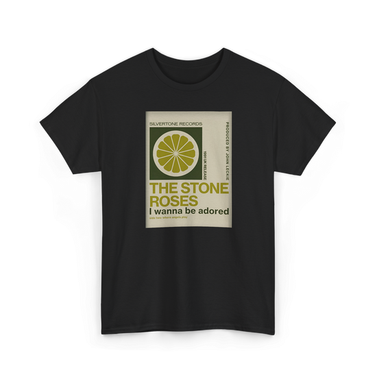 The Stone Roses  "I wanna be Adored" custom design T-shirt