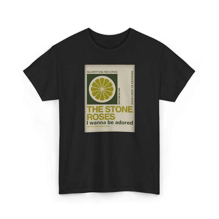 The Stone Roses  "I wanna be Adored" custom design T-shirt