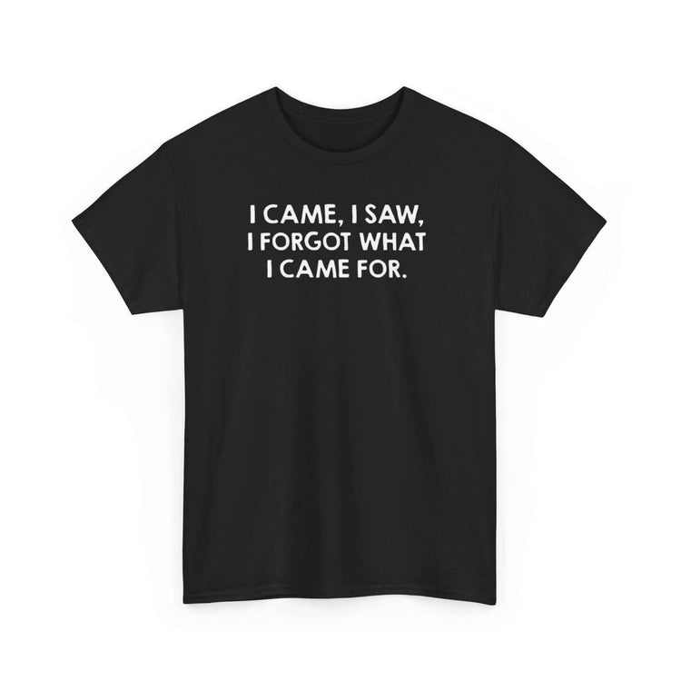 I came I saw I forgot what i came for custom design