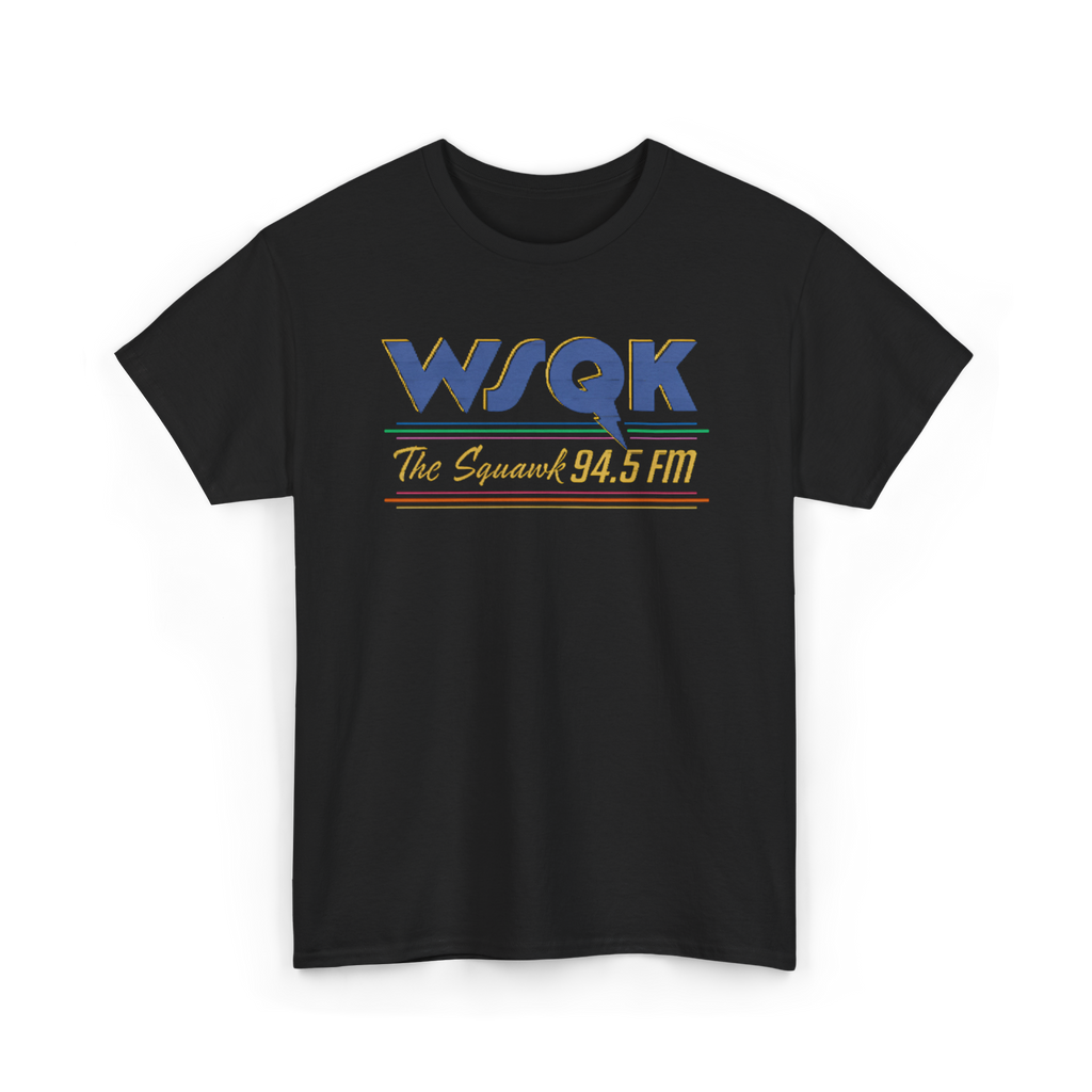 Stranger Things "WSQK The Squark 94.5 FM" custom design
