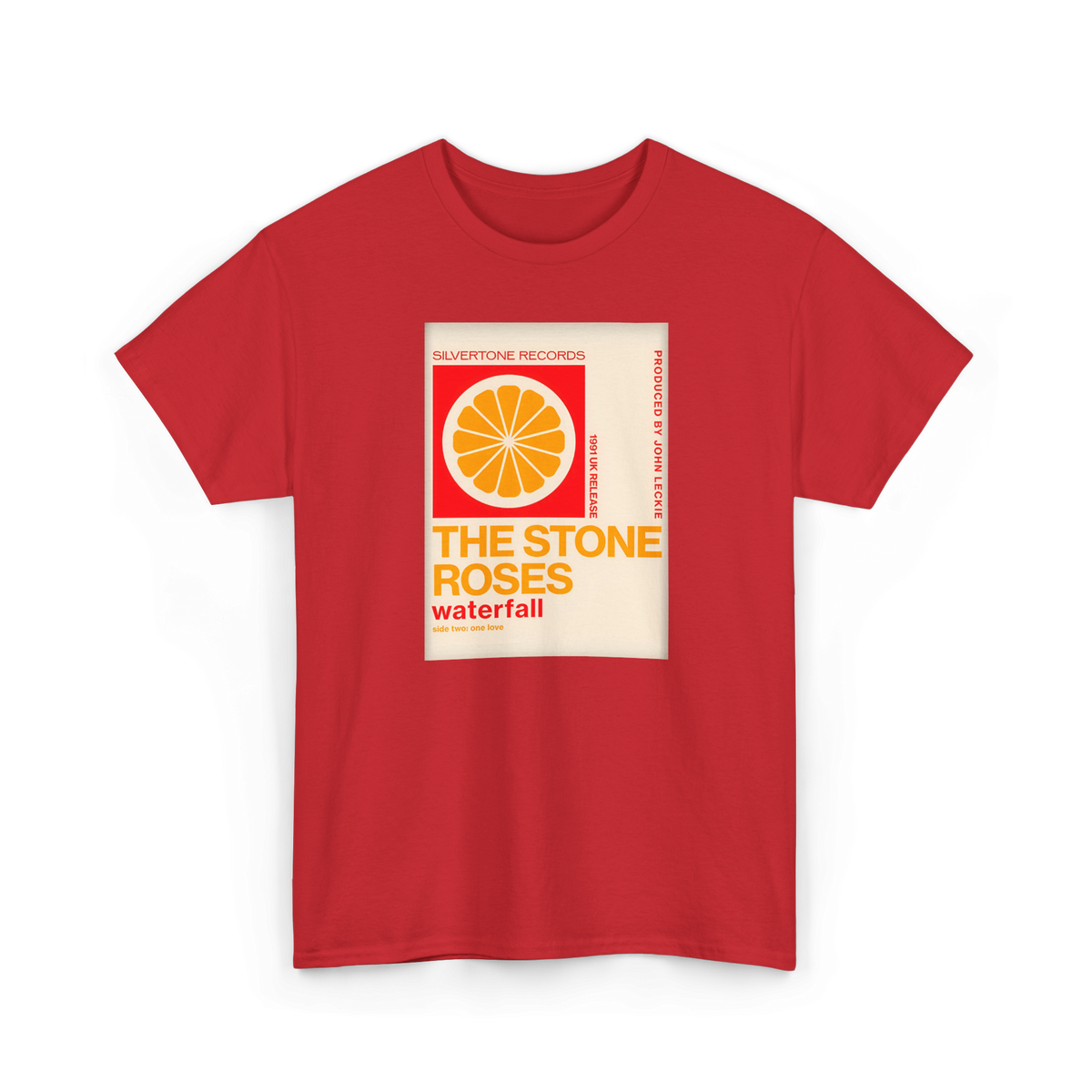 The Stone Roses "Waterfall" custom design T-shirt