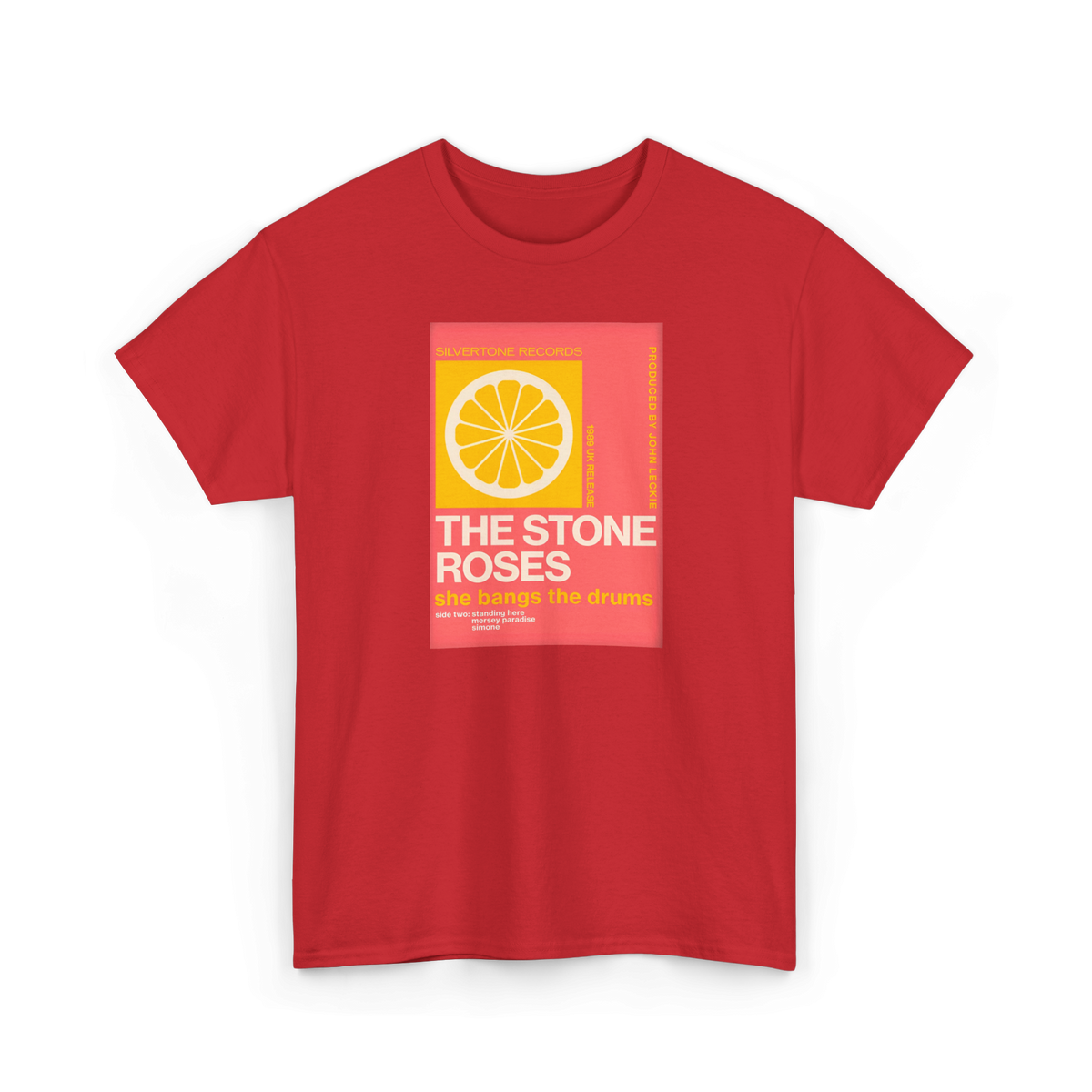 The Stone Roses "She bangs the drums" custom design T-shirt
