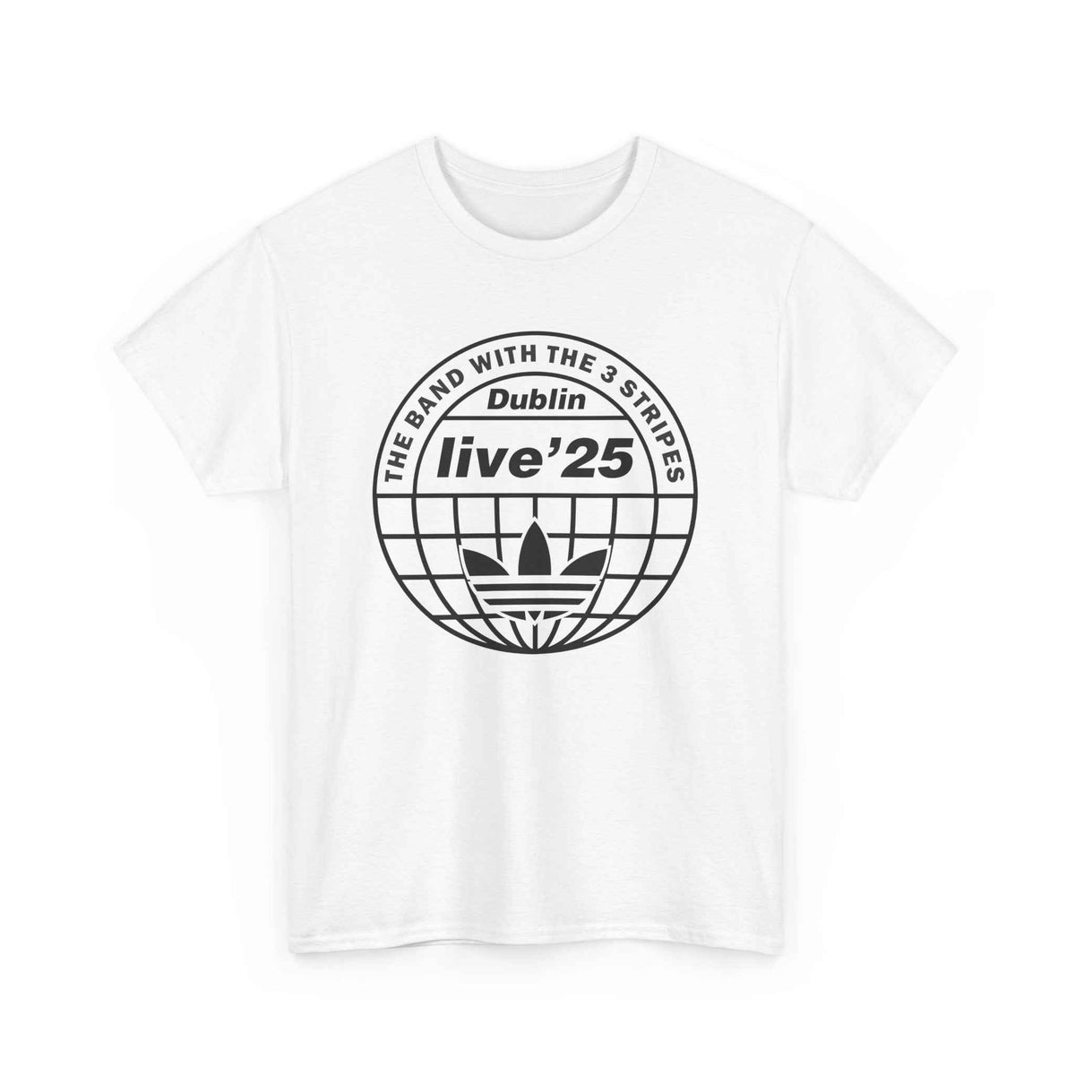 Oasis The Band with 3 Stripes Live 25 Custom location T-shirt