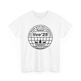 Oasis The Band with 3 Stripes Live 25 Custom location T-shirt