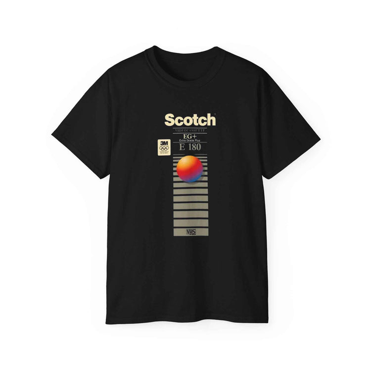 Scotch VHS video Cassette old school custom design