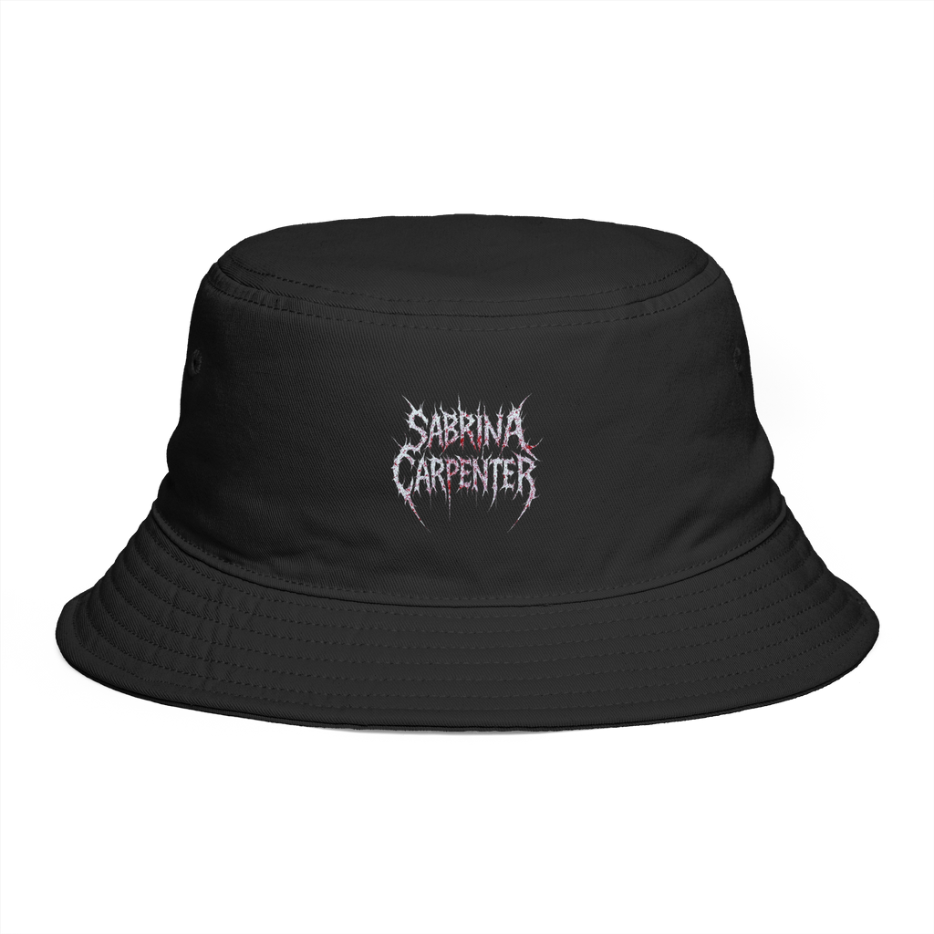 Sabrina Carpenter Gothic Design Bucket Hat