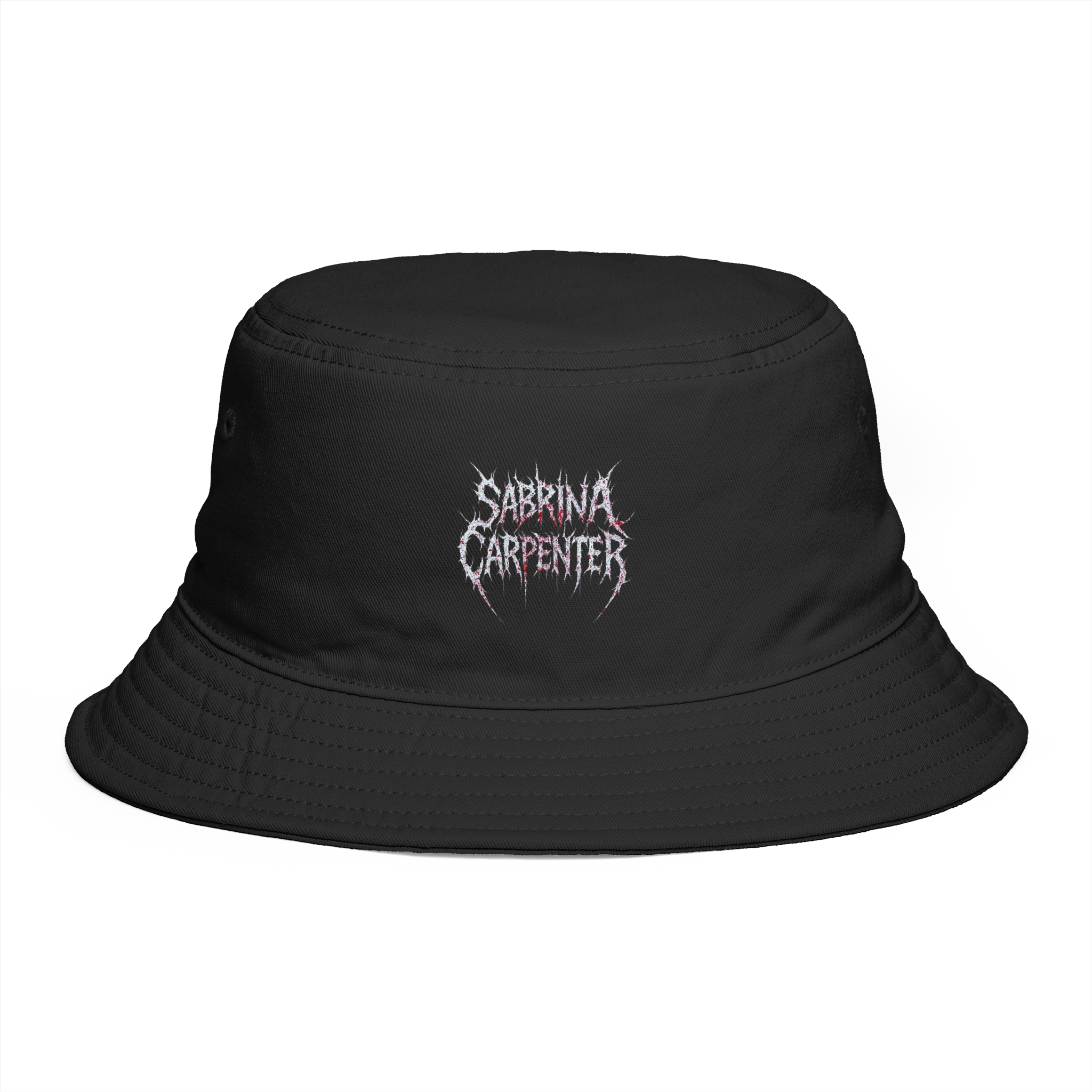 Sabrina Carpenter Gothic Design Bucket Hat