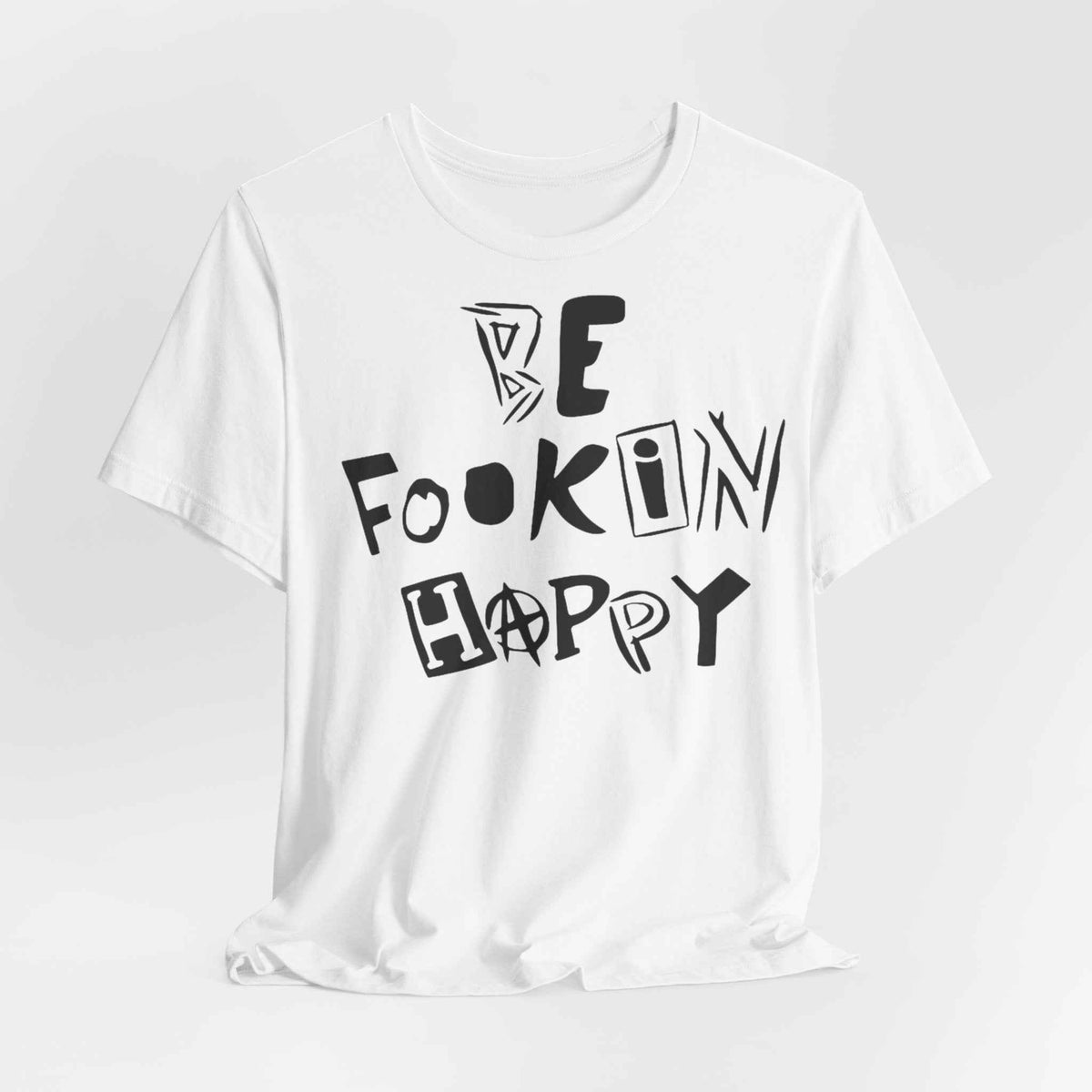 Yungblud "Be Fookin Happy" custom design T-shirt