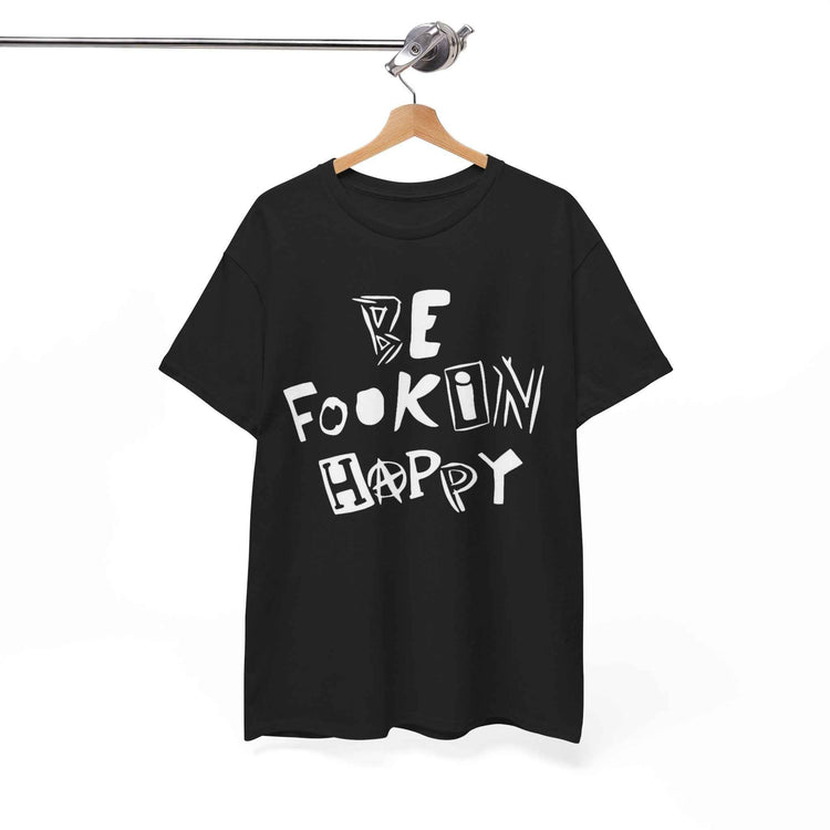 Yungblud "Be Fookin Happy" custom design T-shirt