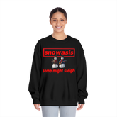 Snowasis some might sleigh Christmas jumper custom design - Love2Print