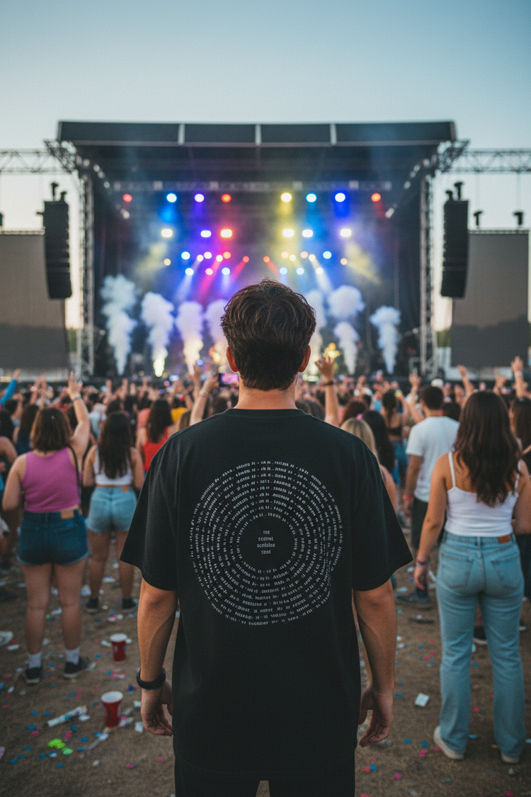 Back Print Concert Shot