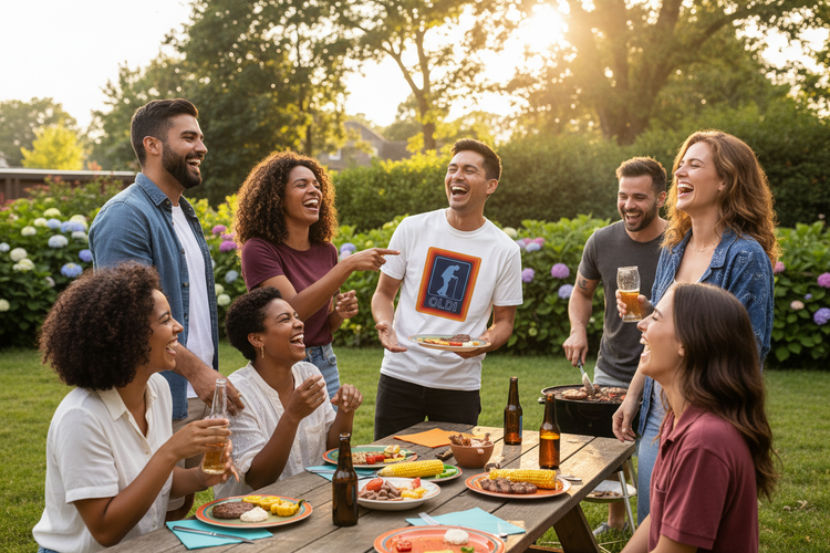 BBQ lifestyle mockup