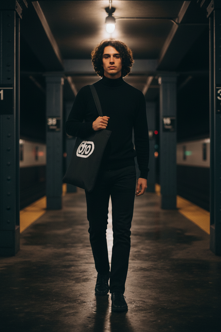 Black Djo tote - subway