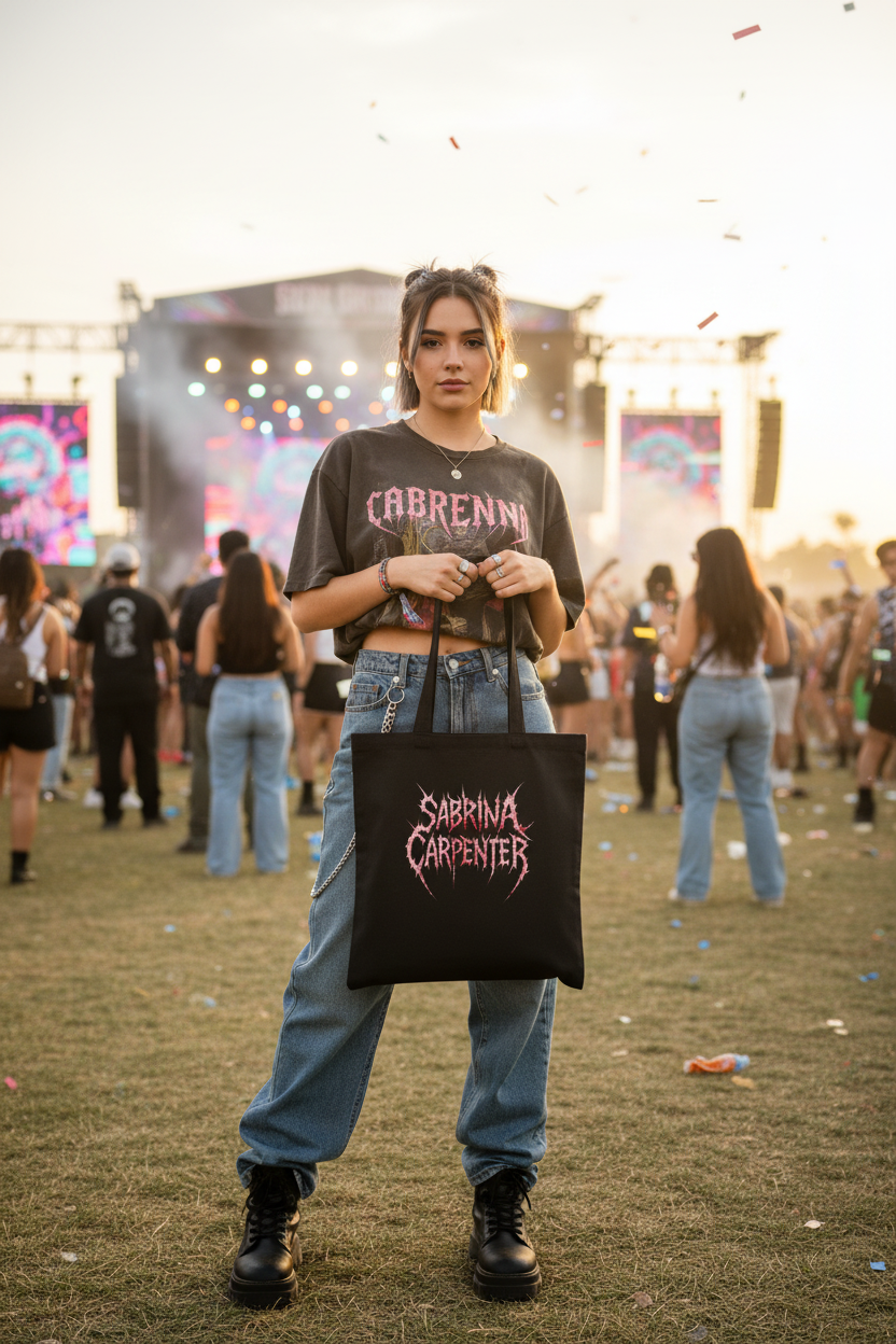 Black festival mockup