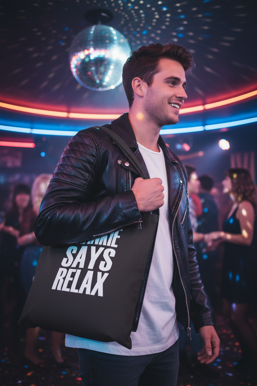 Black Frankie tote - nightclub