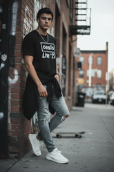 Black on-model