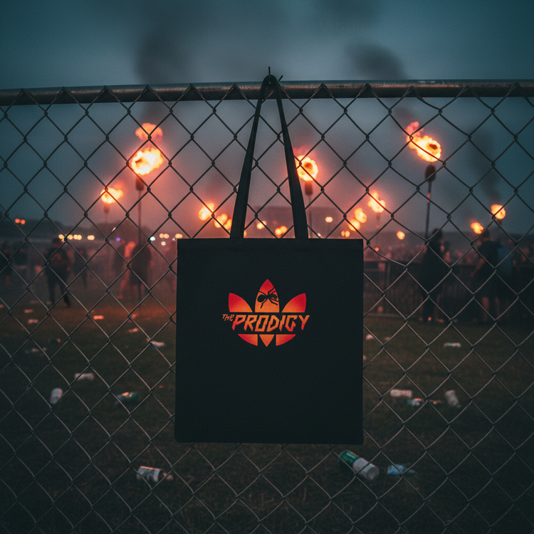 Black Prodigy tote - festival fence