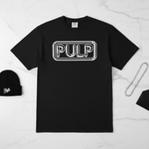 Black PULP Tee - Flat Lay