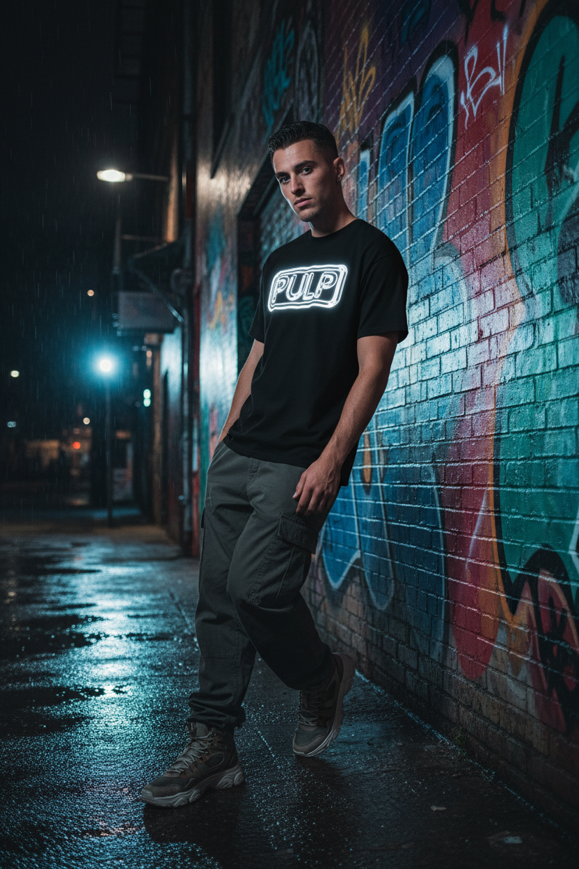Black PULP Tee - Urban Lifestyle