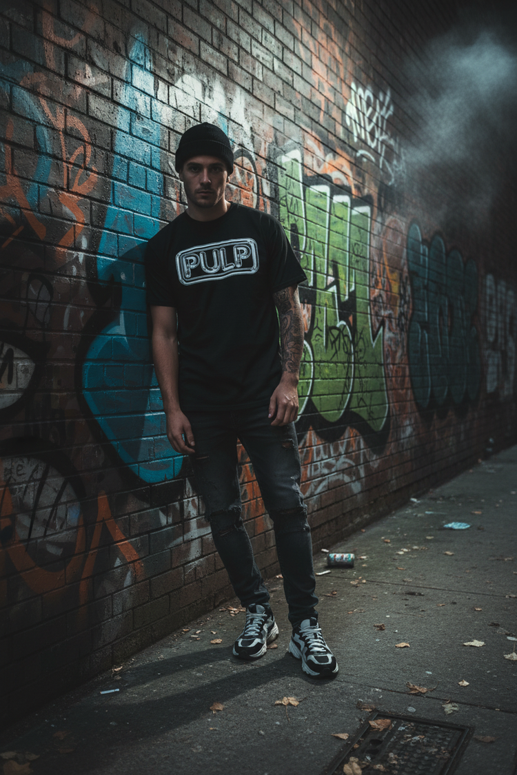 Black PULP Tee - Urban Lifestyle