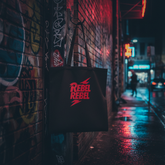 Black Rebel Rebel tote - alleyway