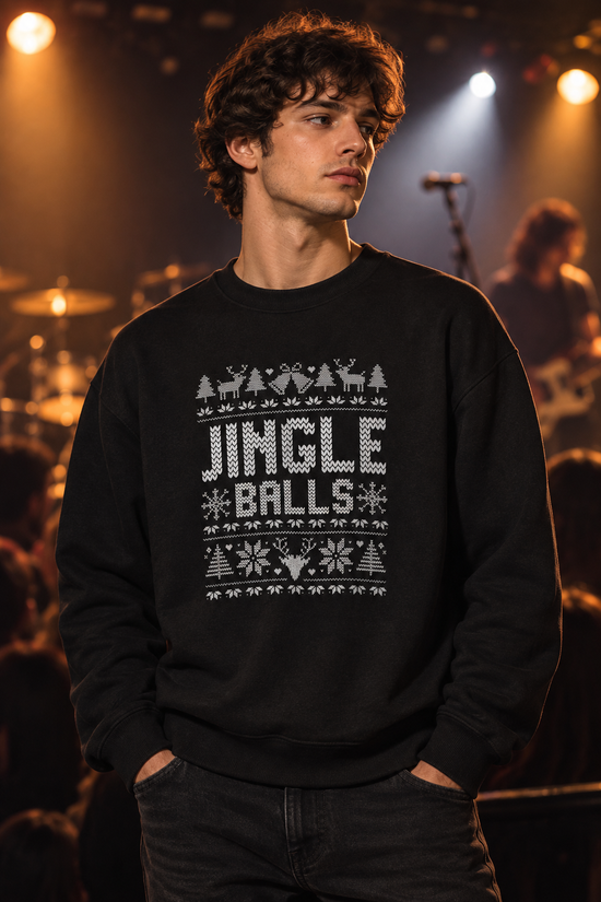 Black T-shirt, male live music venue mockup