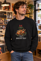 Black T-shirt, male record shop mockup