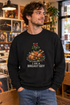 Black T-shirt, male record shop mockup