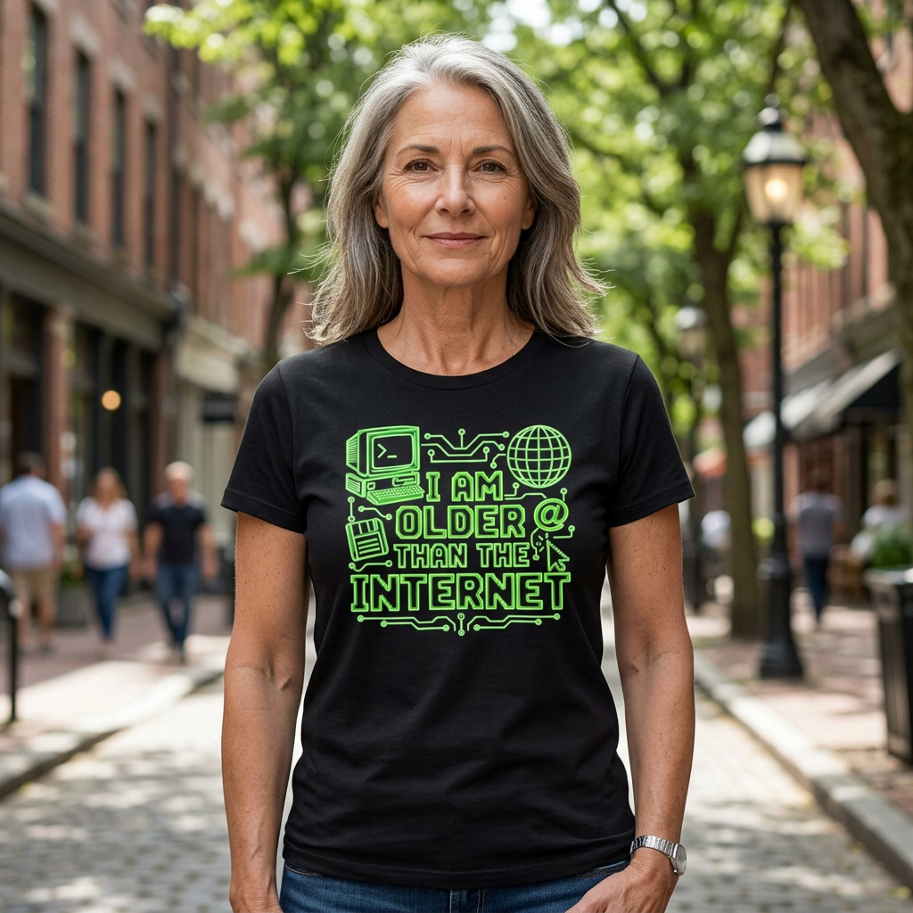 Black T-shirt street mockup