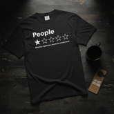 Black Tee Flat Lay