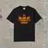 Black tee flat lay