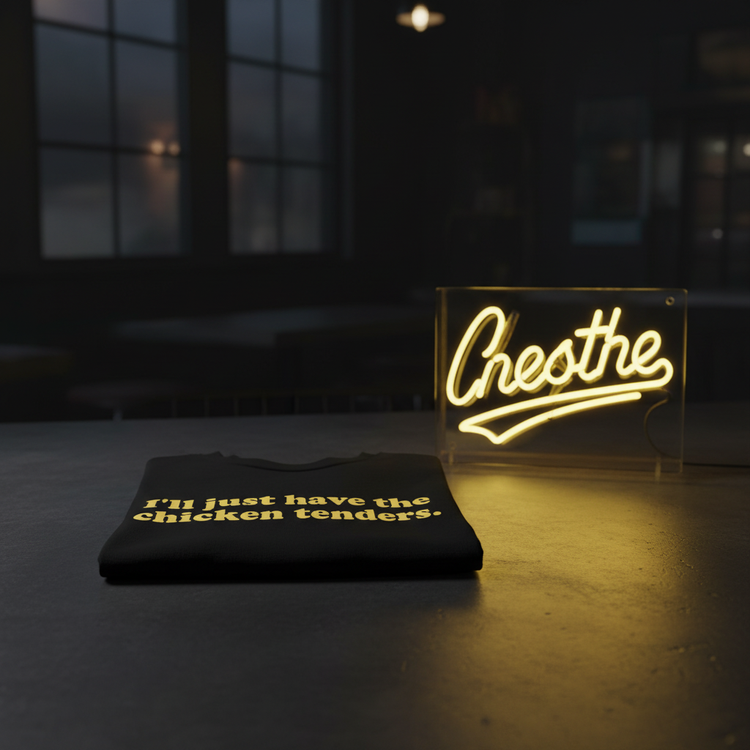 Black Tee Neon