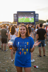 Blue - fan zone