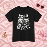 Blush satin Sabrina-inspired flat lay