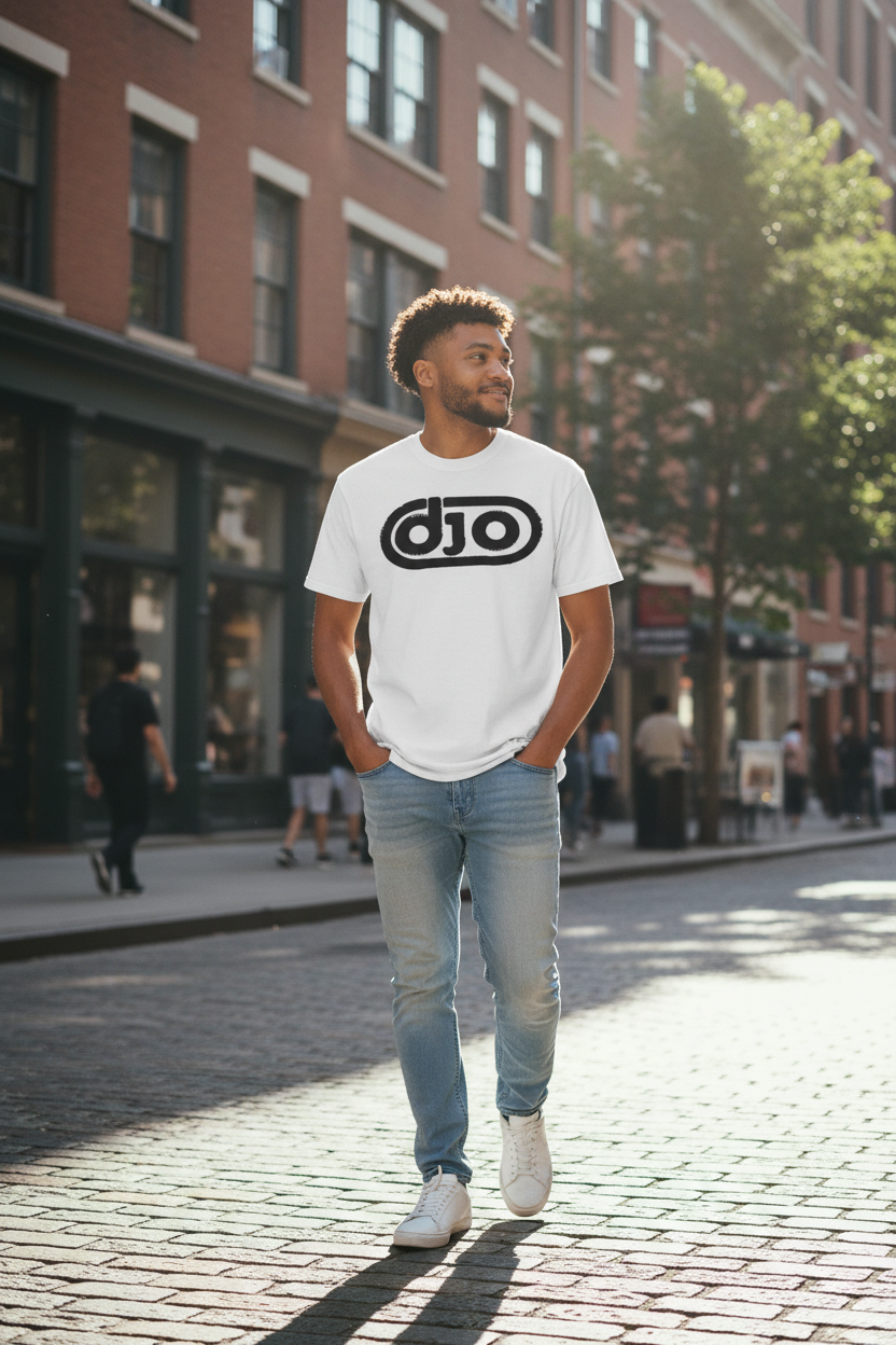 City street lifestyle mockup