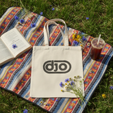 Cream Djo tote - park flat lay