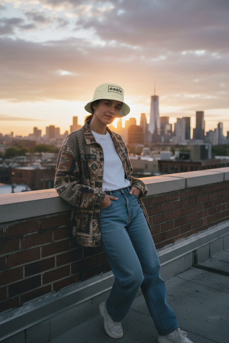 Cream Hat Rooftop