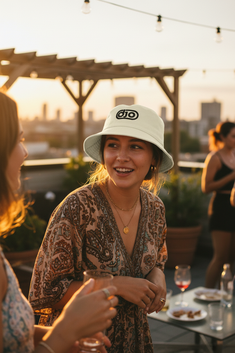 Cream Hat Rooftop
