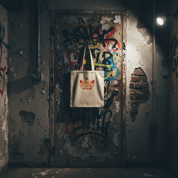 Cream Prodigy tote - backstage door