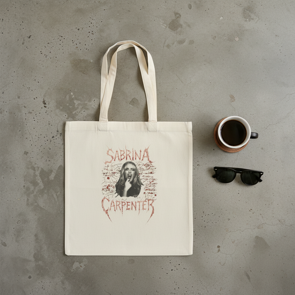 Cream tote - flat lay