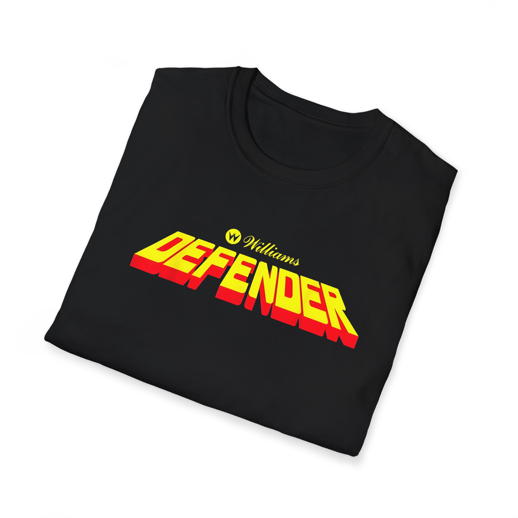 1980s Defender Arcade logo Custom Tshirt