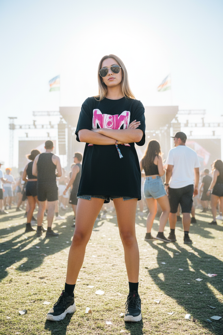 Festival lifestyle mockup