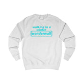 Walking in a winter Wonderwall Oasis inspired Christmas jumper custom design