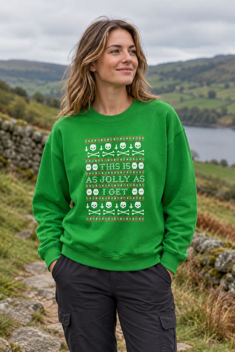 Irish green T-shirt, countryside mockup