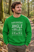 Irish green T-shirt, male woodland mockup