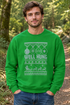 Irish green T-shirt, male woodland mockup
